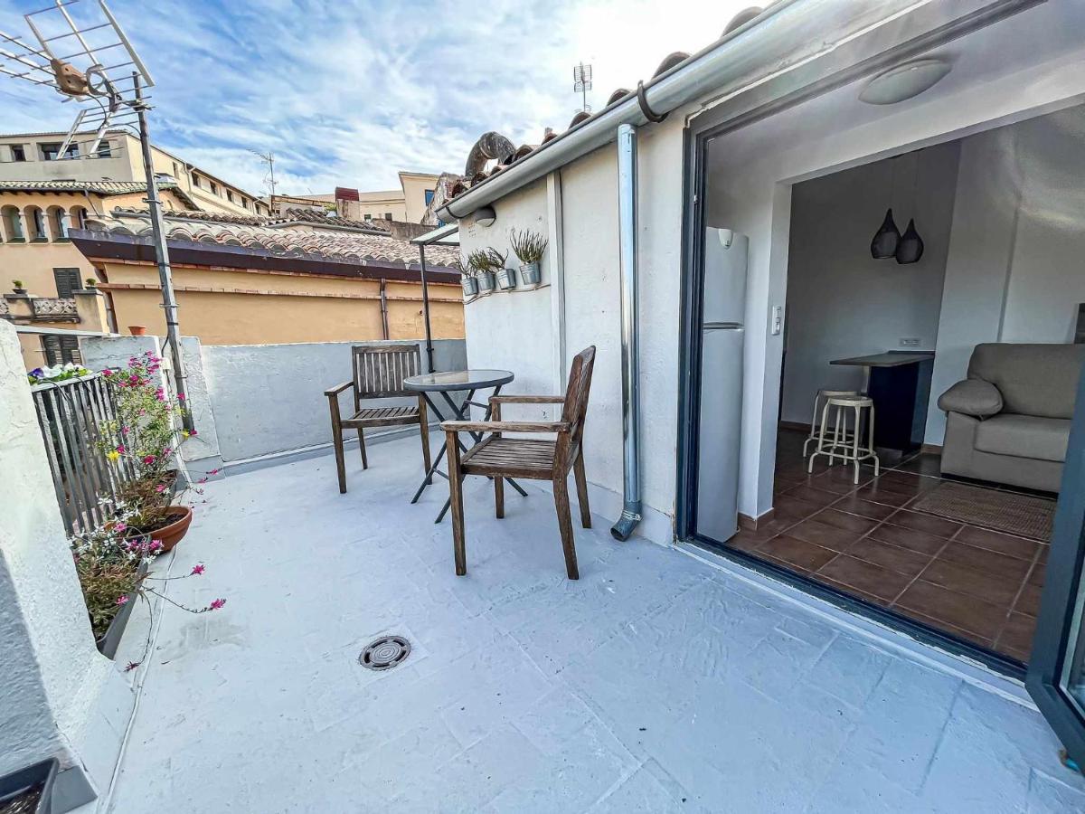 Romantic Duplex With Terrace And Great Views Girona Exteriör bild