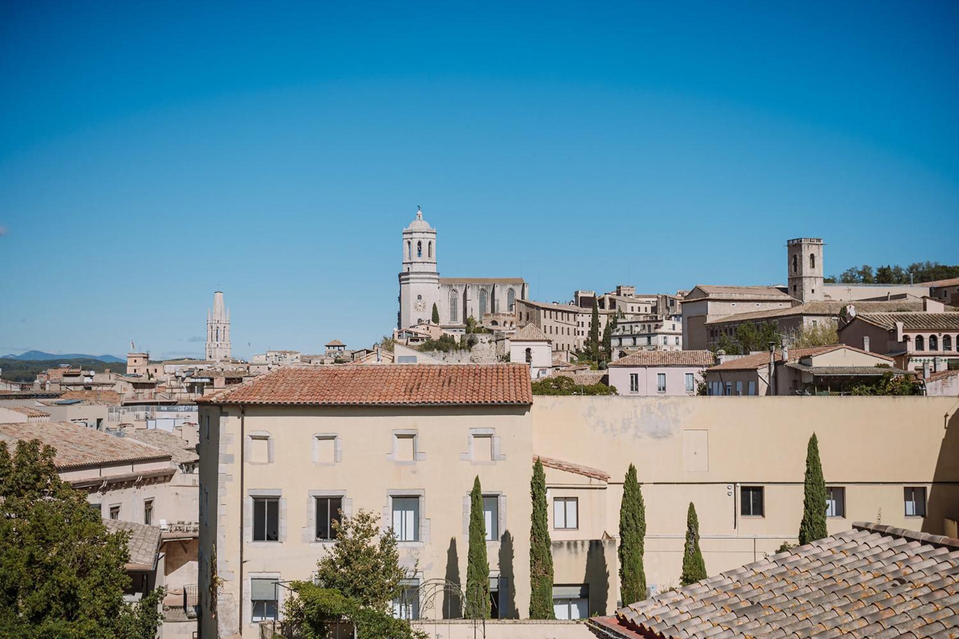 Romantic Duplex With Terrace And Great Views Girona Exteriör bild