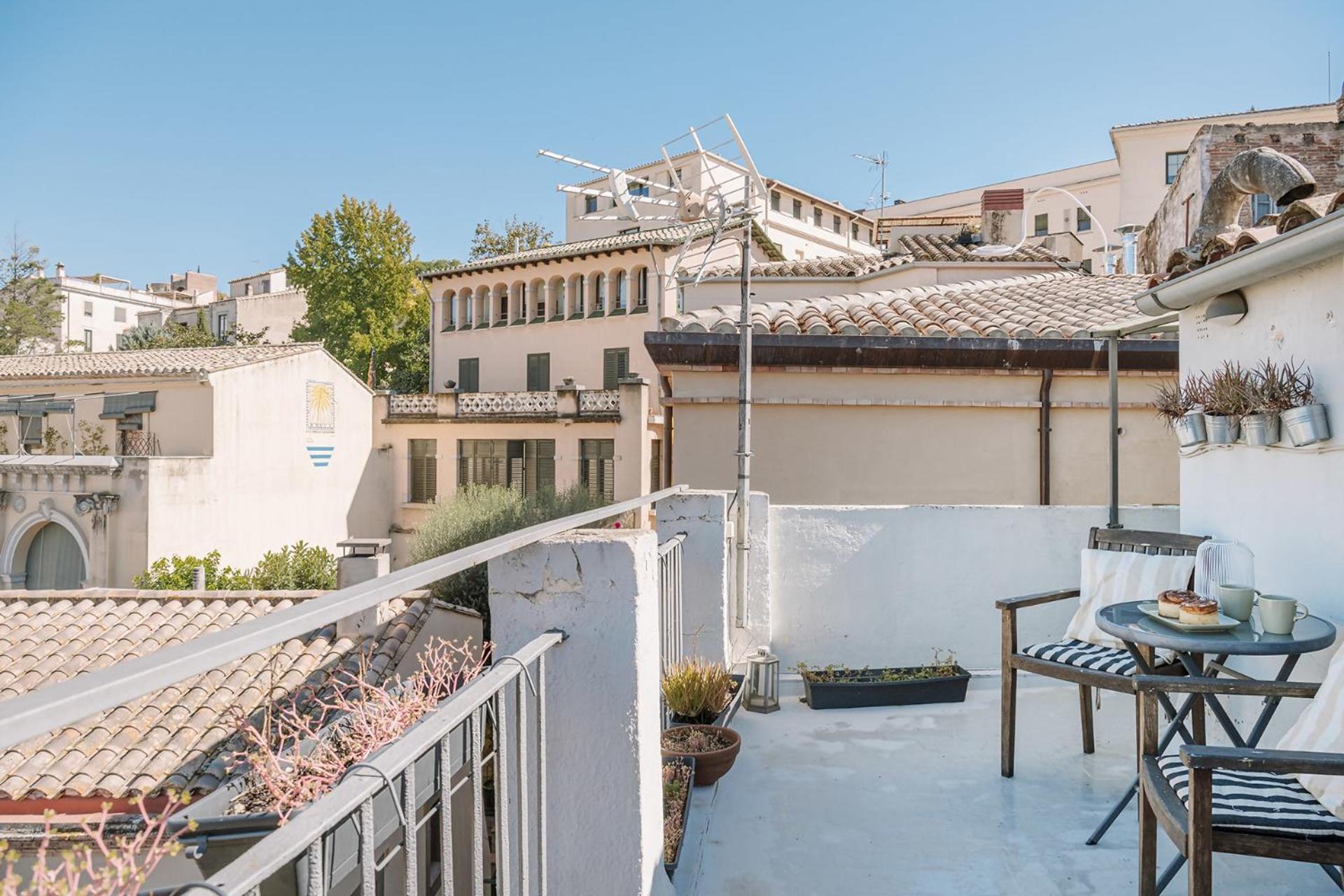 Romantic Duplex With Terrace And Great Views Girona Exteriör bild
